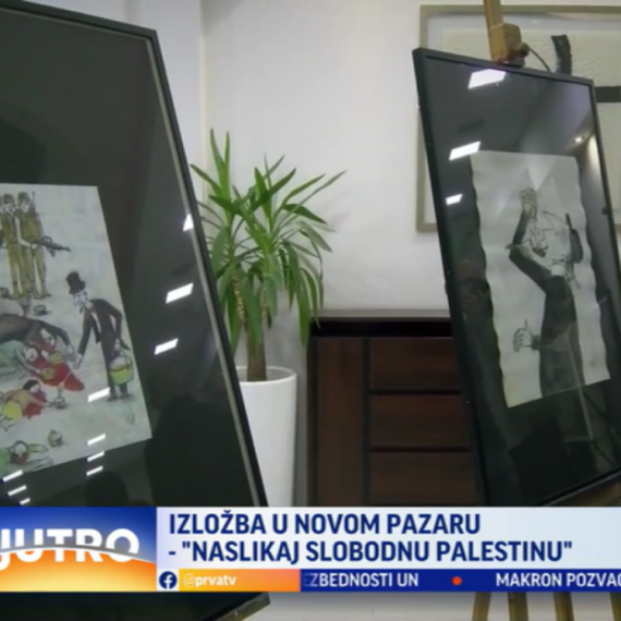 Još jedna humana izložba: Novopazarci pružaju podršku Palestini VIDEO