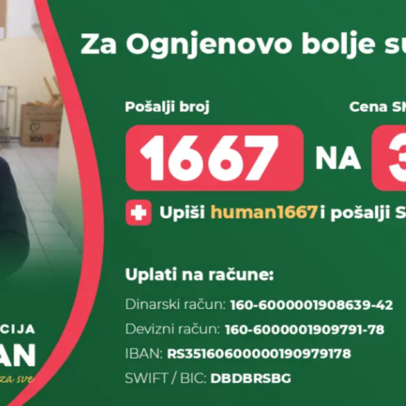 Pomozimo Ognjenu Ristiću koji je oboleo od autizma: 1667 na 3030