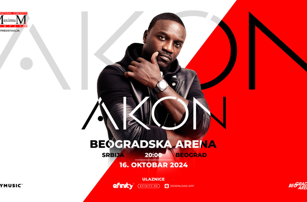 Dugoočekivani solo koncert legende hip-hop i R&B muzike AKONA, 16. oktobra u Beogradskoj Areni