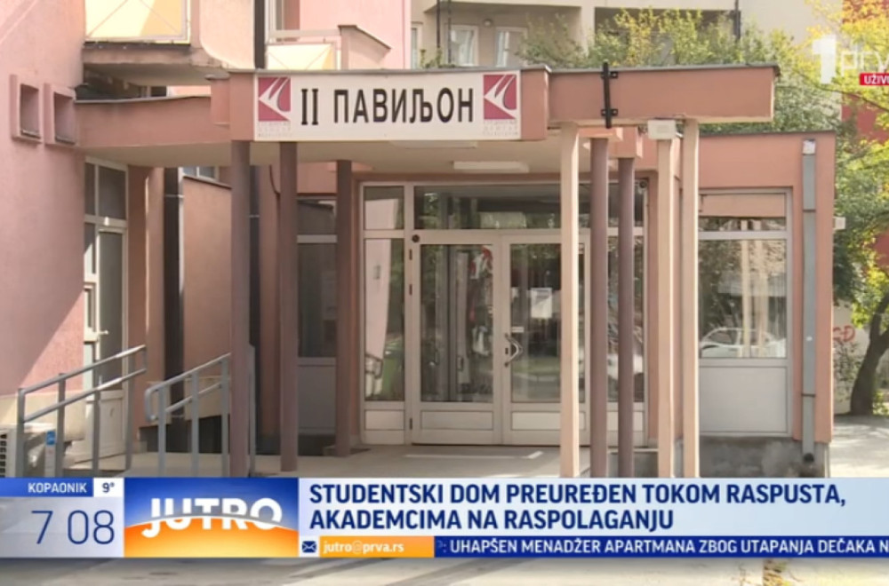 Rekonstruisani studentski domovi u Kragujevcu VIDEO