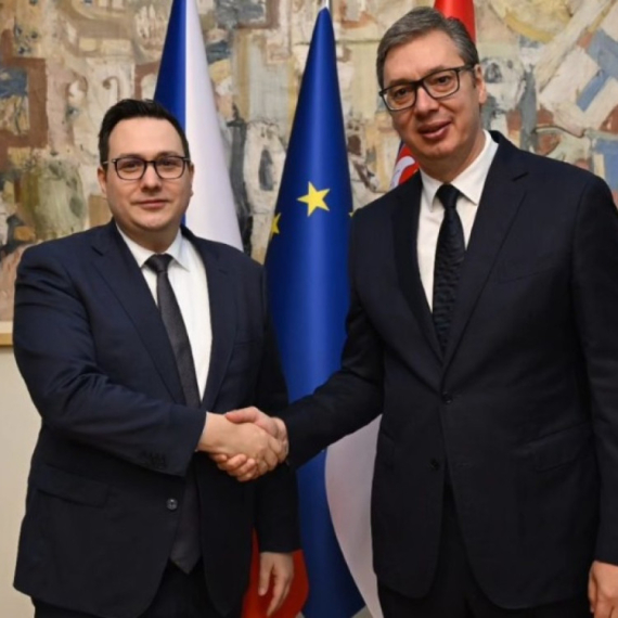 Vučić sa ministrom inostarnih poslova Češke: Preneo zabrinutost zbog sve težeg položaja Srba na KiM FOTO