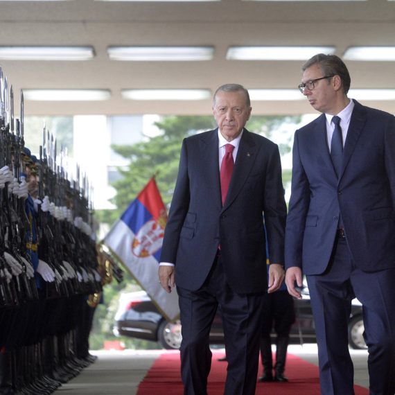 Erdogan with Vučić in Belgrade: The meeting between the two leaders has begun VIDEO