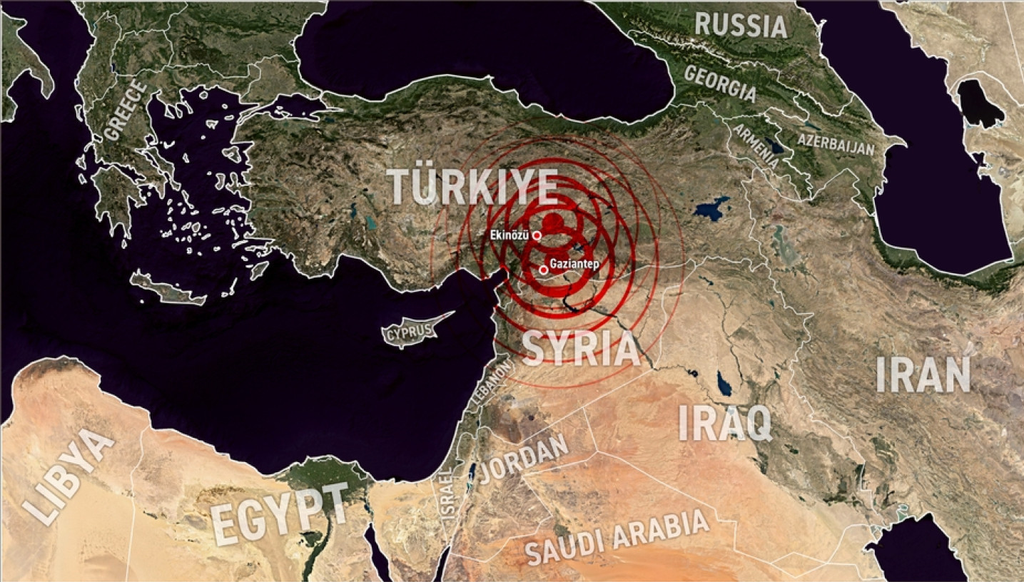 A strong earthquake hit Turkey