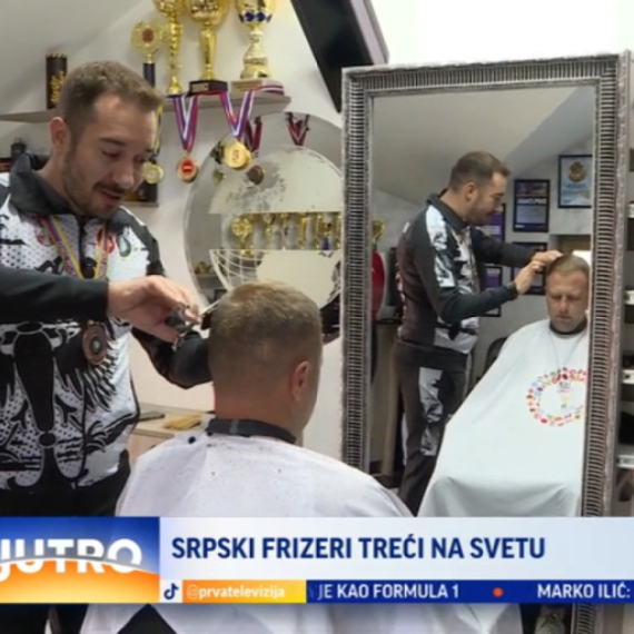 Srpski frizeri treći na svetu VIDEO