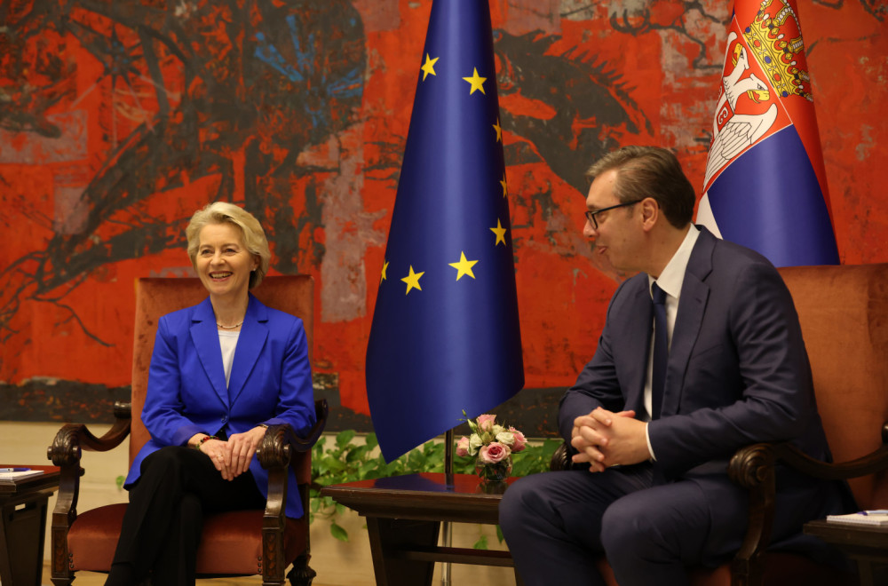 Ursula von der Leyen is on a two-day visit to Serbia starting today, and will be hosted by Vučić