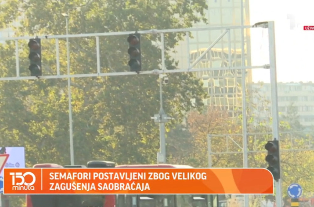 Postavljeni semafori zbog zagušenja saobraćaja VIDEO