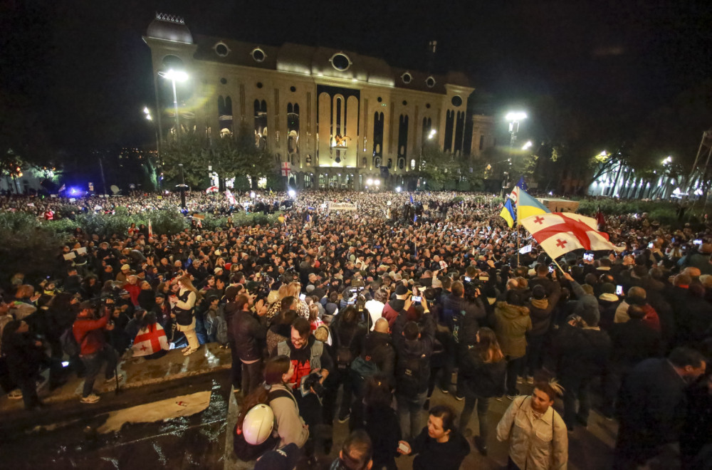 Protesti u Gruziji: Opozicija ne priznaje izborne rezultate VIDEO