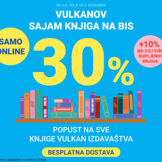 Vulkanov sajam knjiga na bis – samo onlajn