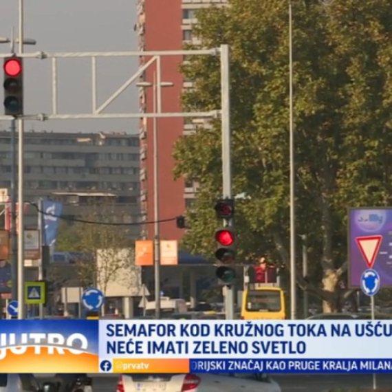 Ovako funkcionišu semafori na kružnom toku kod Brankovog mosta VIDEO