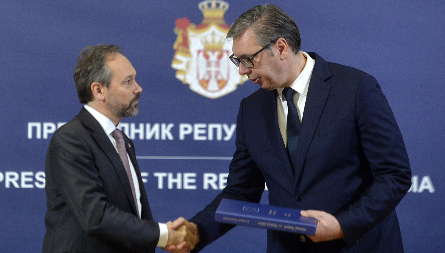 Vučić with Giaufret: Serbia is on the European path; By 2027, we'll fulfil all criteria PHOTO