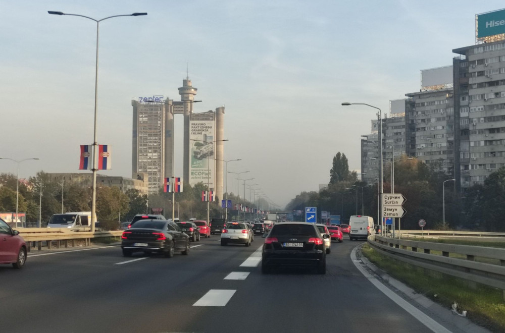 Beograd u "crvenom": Sve stoji FOTO