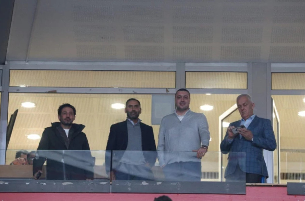 Dubai Basketball Club owner Abdulla Al Naboodah in the "Belgrade Arena"