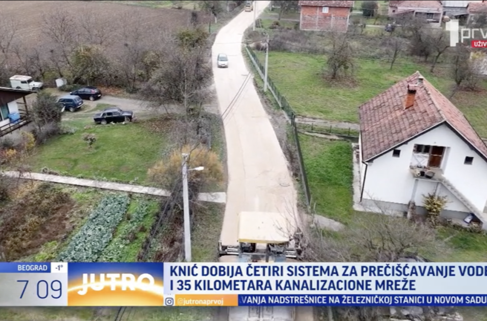 U toku izgradnja sistema za prečišćavanje otpadnih voda u Kniću VIDEO