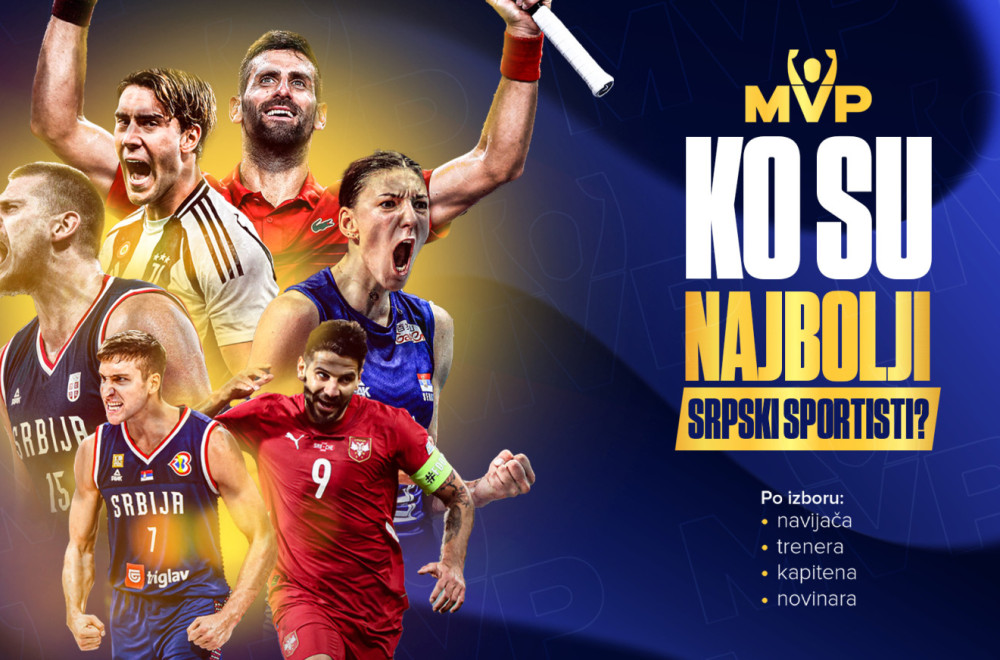 MVP by Mozzart Sport: Veliki izbor najboljih sportista Srbije!