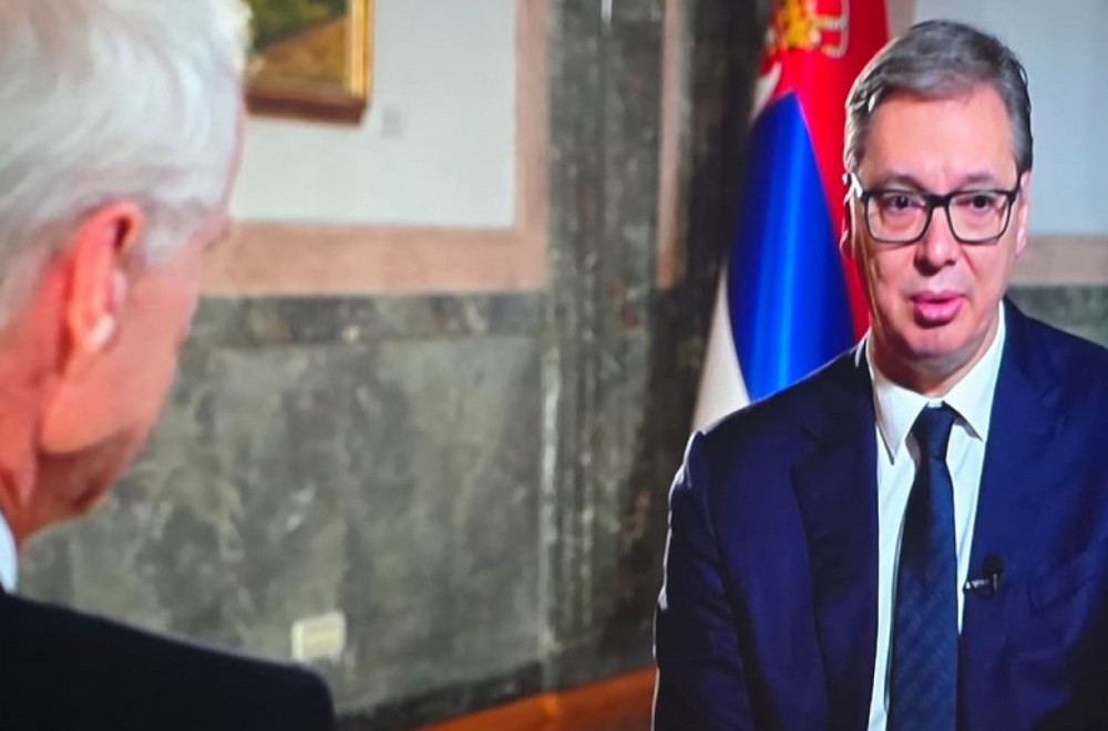 Vučić u intervjuu na BBC-u: Ne sedim na dve stolice. Sedim samo na jednoj – srpskoj stolici FOTO