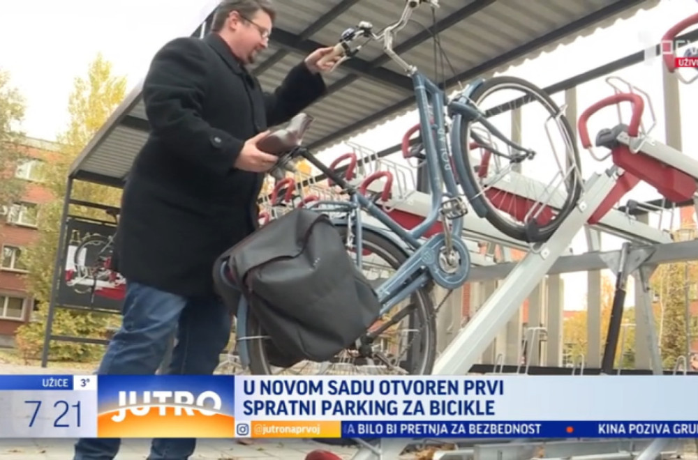 Evo gde se nalazi jedini spratni parking za bicikle u regionu VIDEO