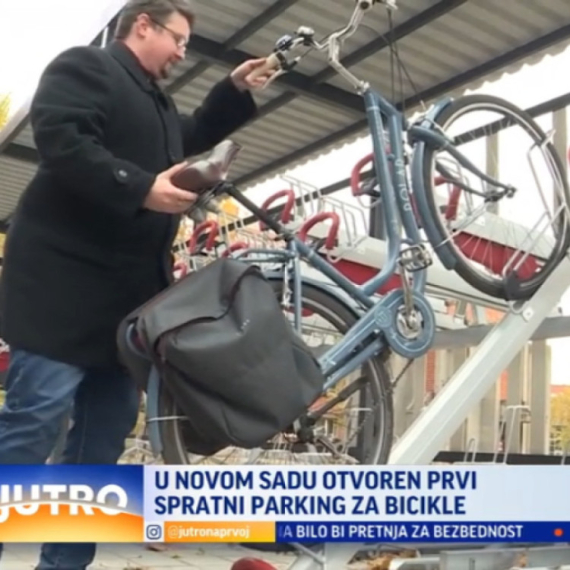 Evo gde se nalazi jedini spratni parking za bicikle u regionu VIDEO