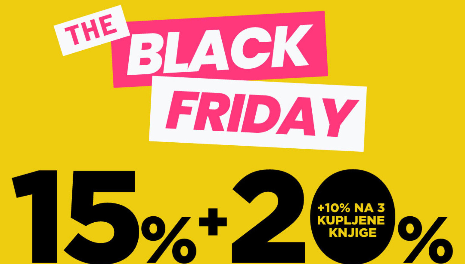 Black Friday popusti na vulkani.rs: 15% + 20% + 10% na sva izdanja: Od 29. novembra do 1. decembra