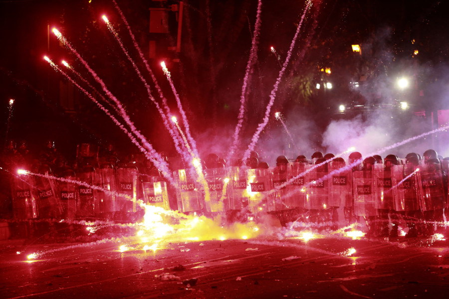 Novi protest tokom noći u Tbilisiju