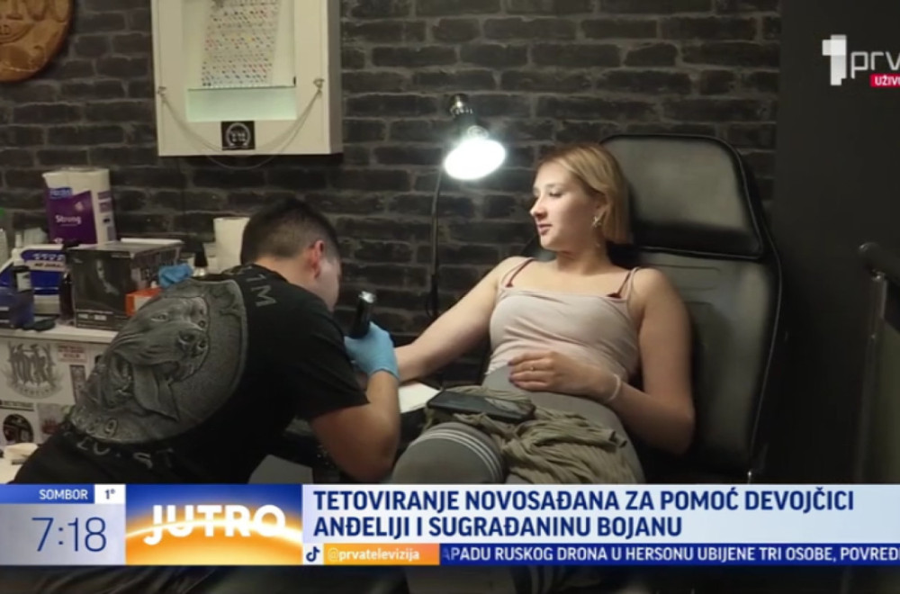 Humanitarno tetoviranje u Novom Sadu VIDEO