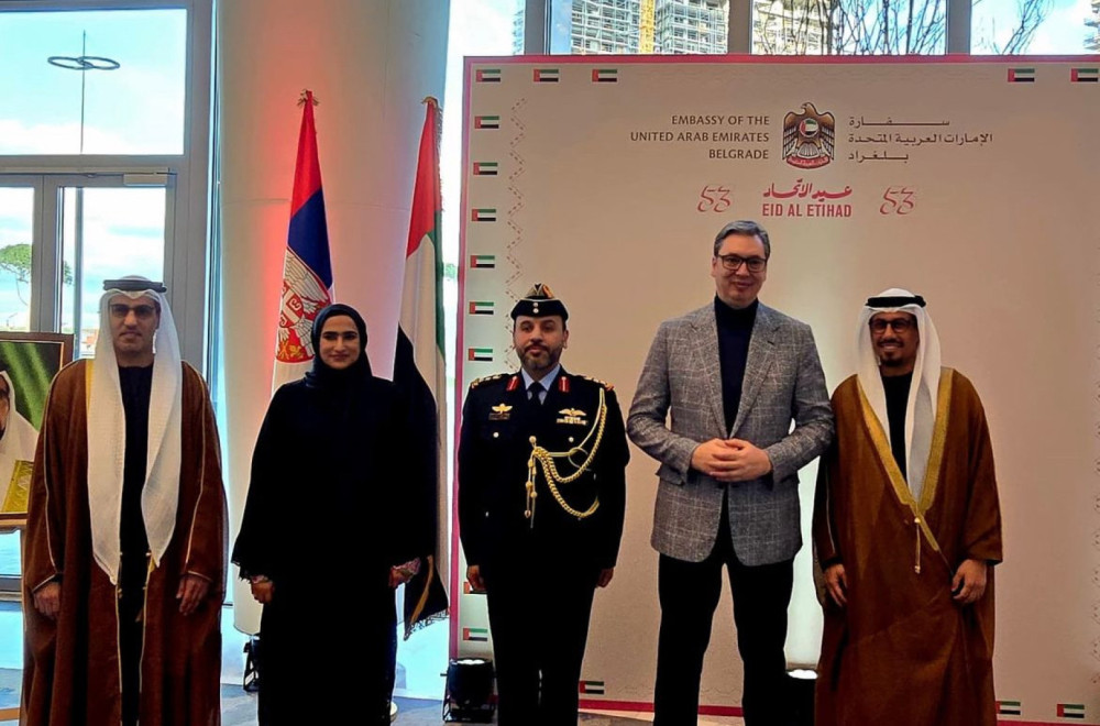 Vučić na prijemu povodom Nacionalnog dana UAE: "Veliki prijatelj i pouzdan partner" FOTO