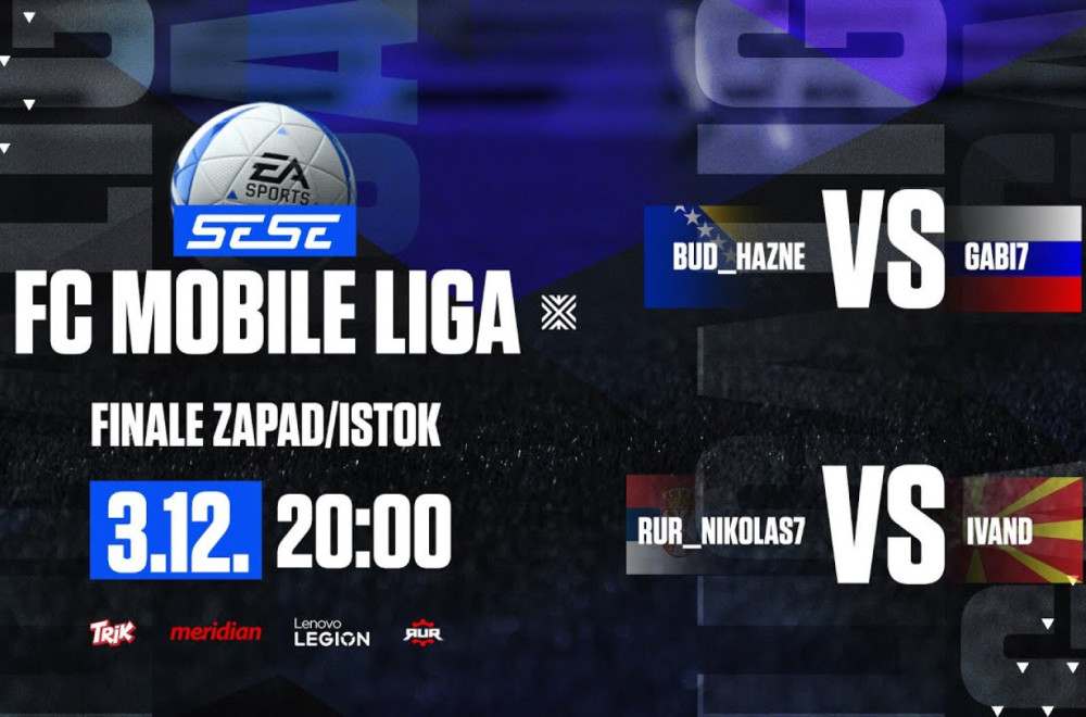 SESE FC MOBILE Liga se nastavlja: Pratite finale Zapad/Istok od 20:00!