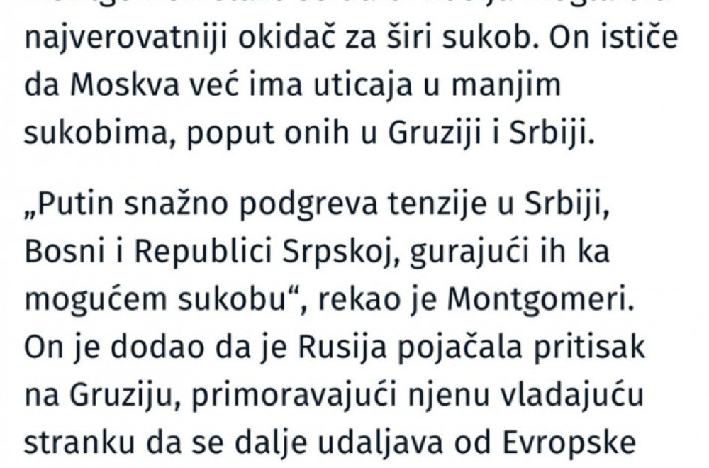 Skandal britanskih i Šolakovih medija: Treći svetski rat počeće u Srbiji i Srpskoj, izazvaće ga Putin i Srbi