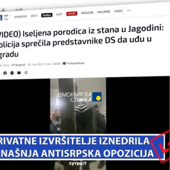 Lažomer: Privatne izvršitelje iznedrila današnja antisrpska opozicija VIDEO