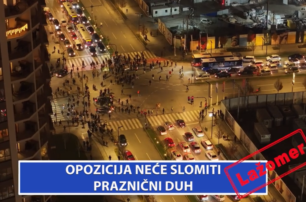 Opozicija neće slomiti praznični duh VIDEO