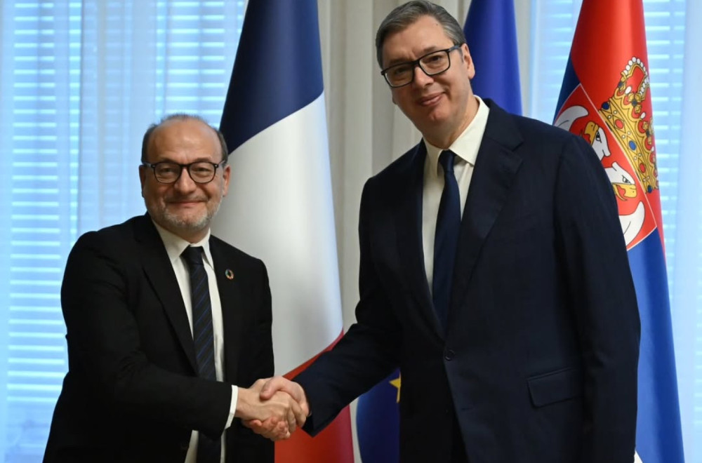 Vučić sa Remijem Riuom: Srbija zainteresovana za još snažniju saradnju sa Francuskom FOTO