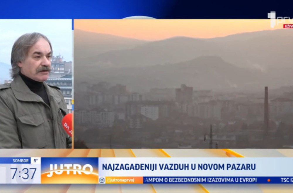 Najzagađeniji vazduh u Novom Pazaru VIDEO