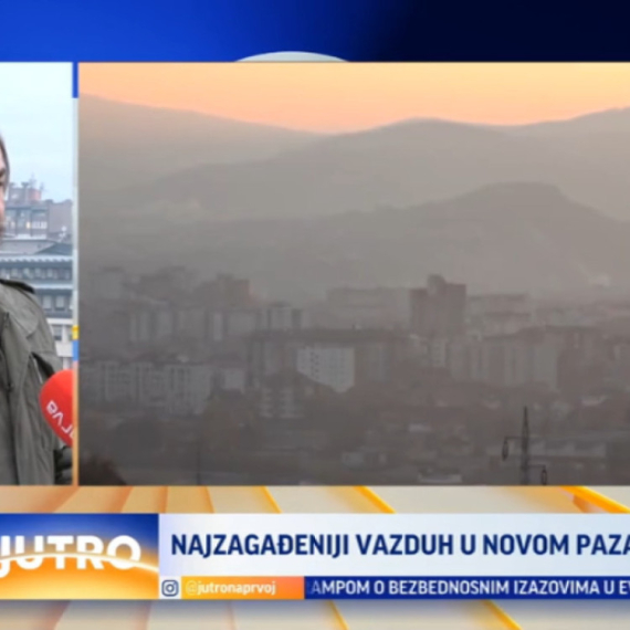 Najzagađeniji vazduh u Novom Pazaru VIDEO