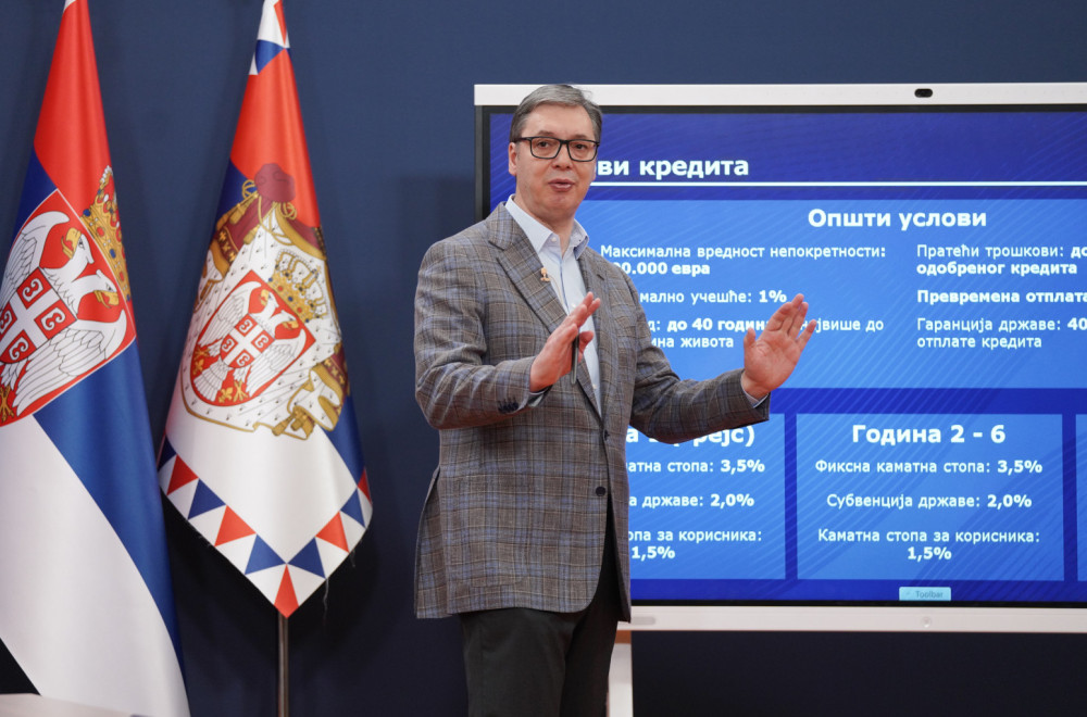 Vučić detaljno o programu za mlade: 5.500 stambenih jedinica, država daje 130 miliona evra VIDEO