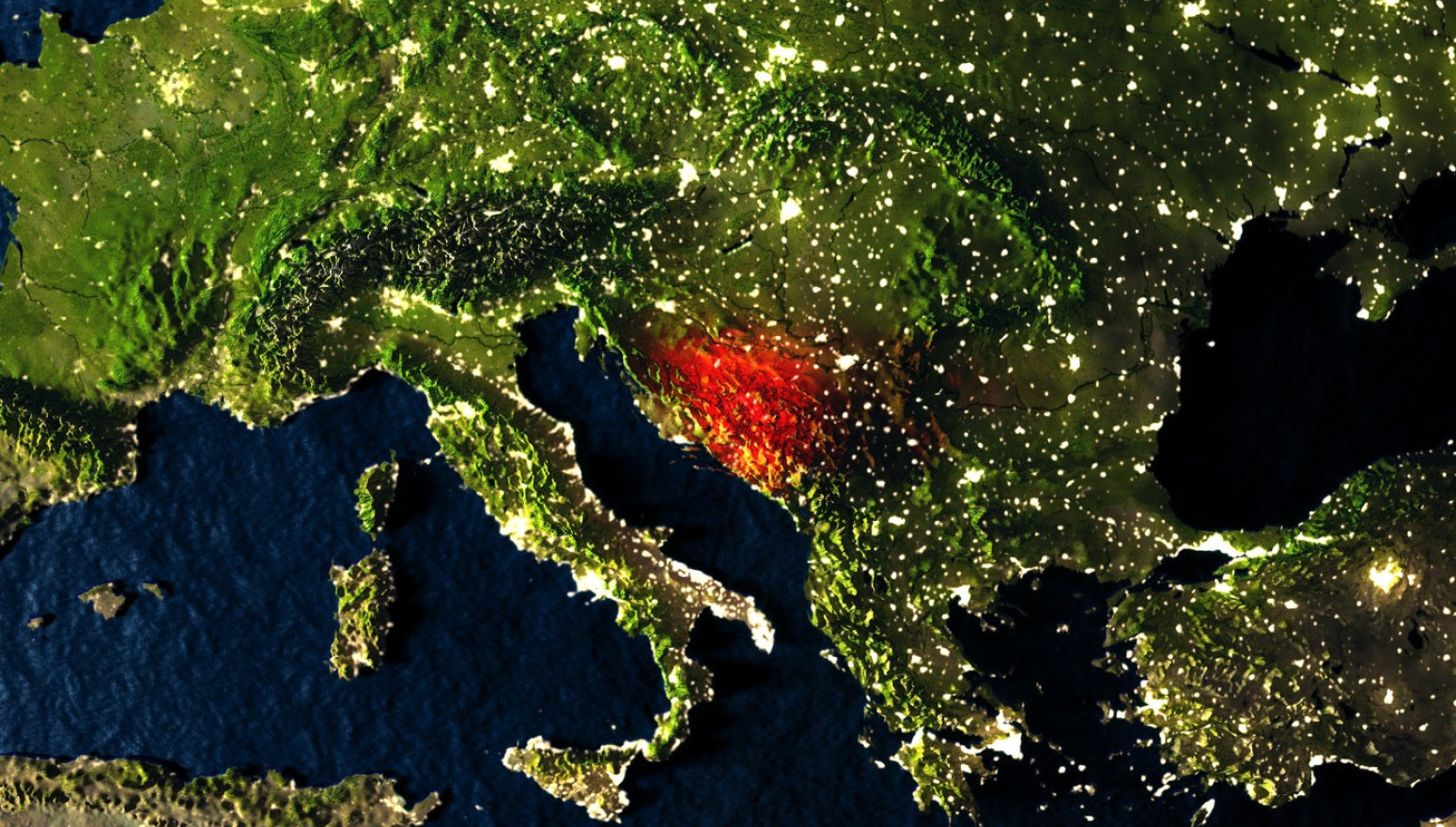 Šta se dešava sa tim mestom? Zabeležen redak meteorološki fenomen MAPA