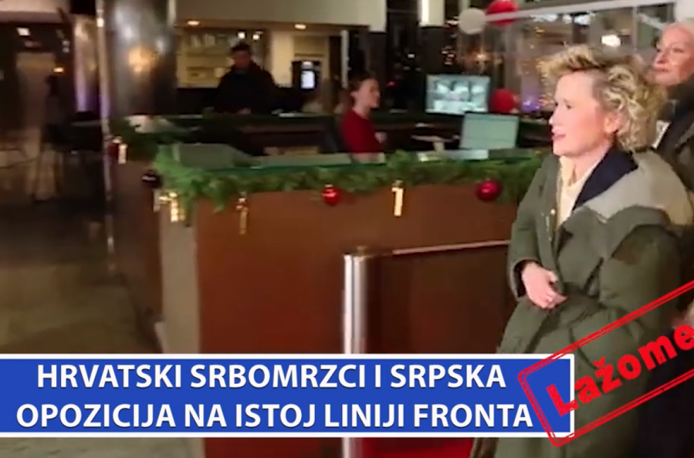 Lažomer: Hrvatski srbomrzci i srpska opozicija na istoj liniji fronta VIDEO