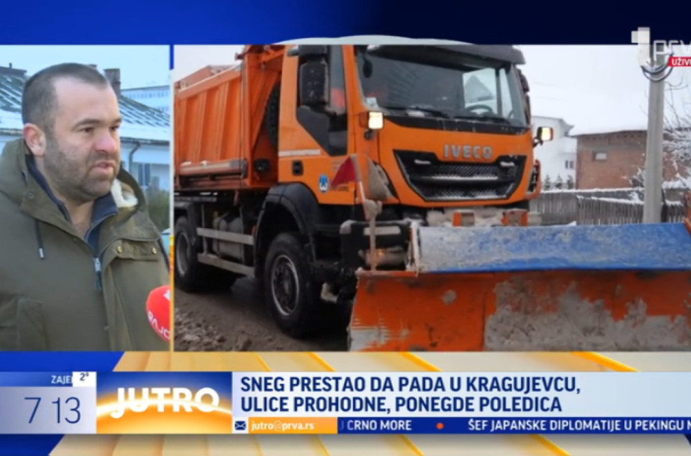 Sneg neprekidno padao 48 sati: Da li ima problema u Kragujevcu? VIDEO