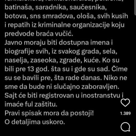 Odakle pravo? Šiškin najavljuje sajt sa biografijama funkcionera SNS, a osuđivan za više krivičnih dela FOTO