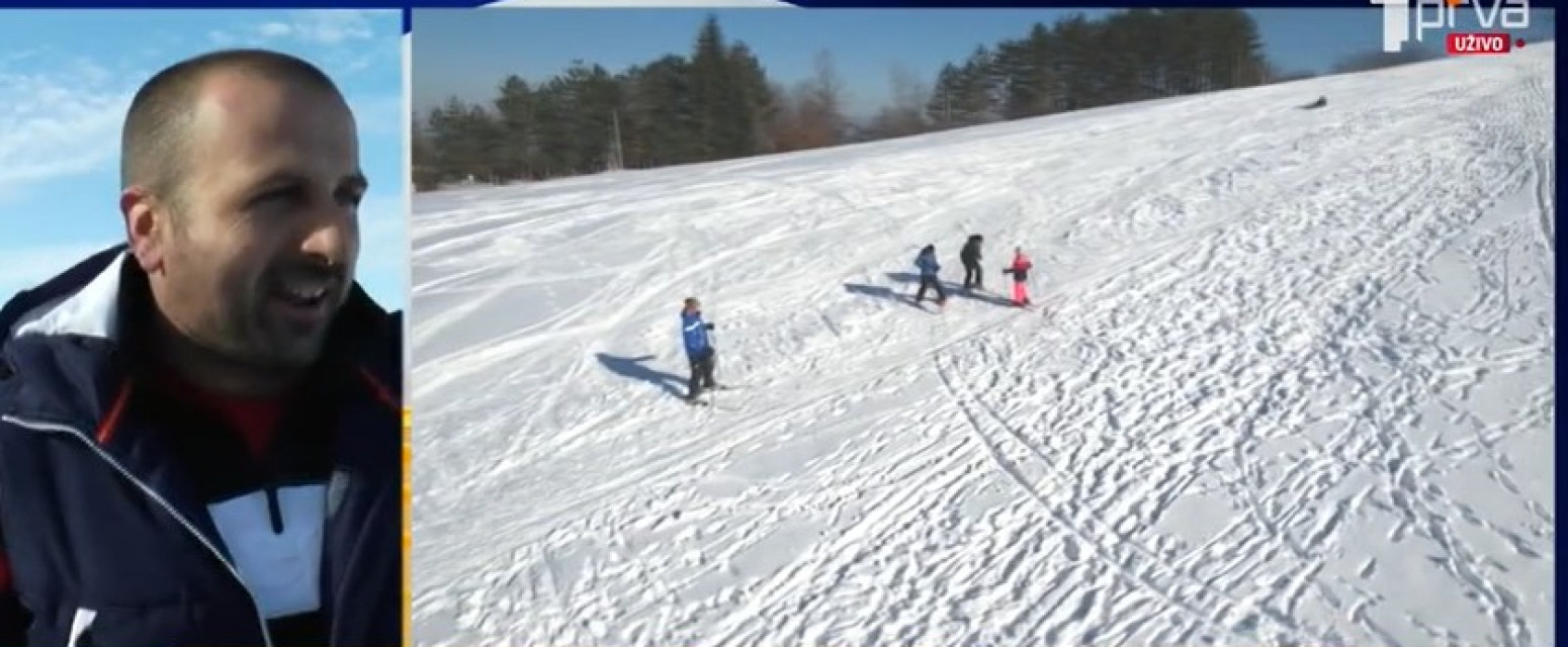 Meštani kablarskih sela napravili ski stazu sa žičarom: "Sve je besplatno" VIDEO