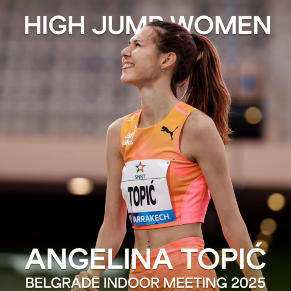 Angelina Topić na Belgrade Indoor Meeting-u