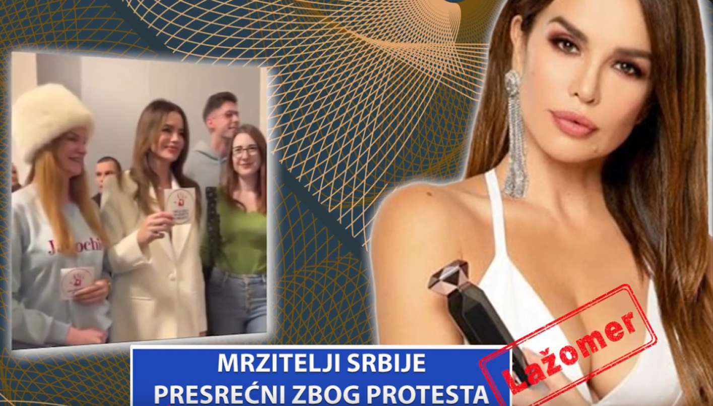 Lažomer: Mrzitelji Srbije presrećni zbog protesta VIDEO