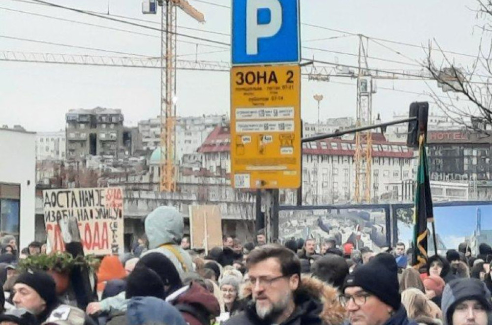 Debakl studenata: 2.900 lica blokiralo delove Beograda FOTO