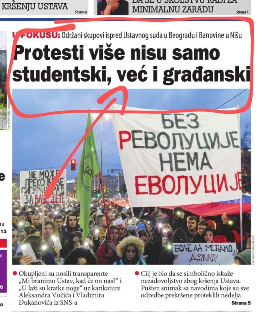 Priznali su: Protesti više nisu studentski već građanski FOTO