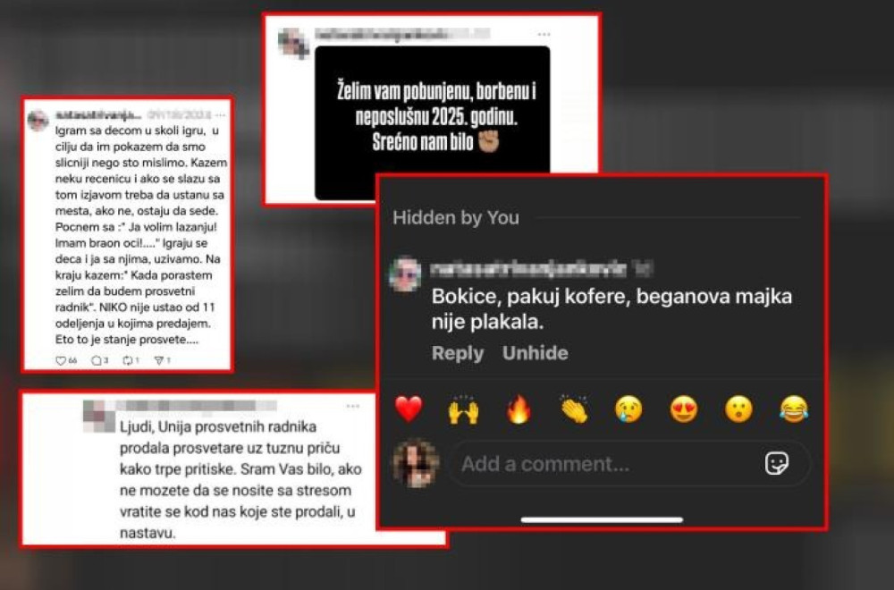 Opozicioni nastavnici prete neistomišljenicima? Zarađuju na više načina, a Srbija im ne valja FOTO