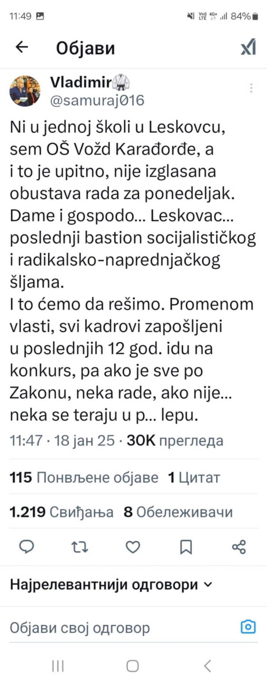 Ko pravi podele u društvu? Ko stvara atmosferu apsurda?