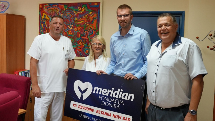 Meridian fondacija – Od srca sa ljubavlju za zdravstvene ustanove u Srbiji