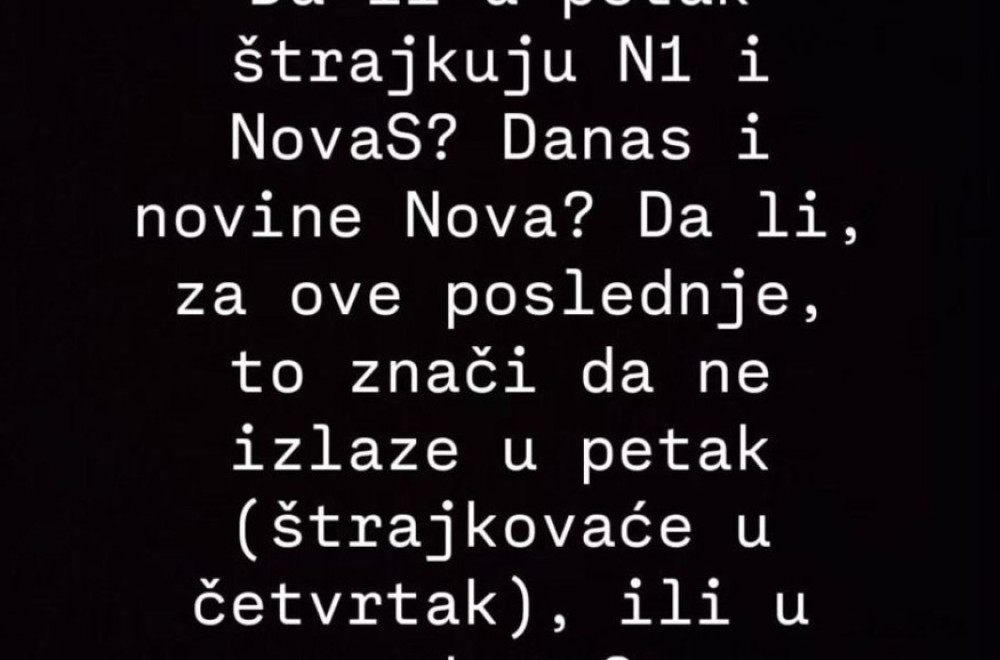 Željko Joksimović potkačio opozicione medije: Da li u petak štrajkuju N1 i Nova S? FOTO