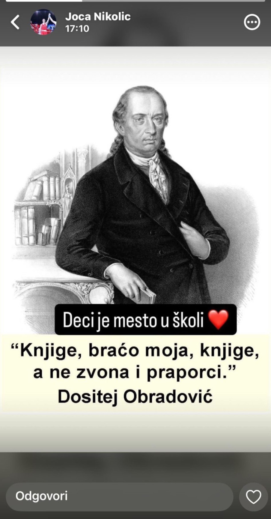 Javili se proslavljeni sportisti: Deci je mesto u školi, a ne na ulici; Među njima Veletić, Lazetić...