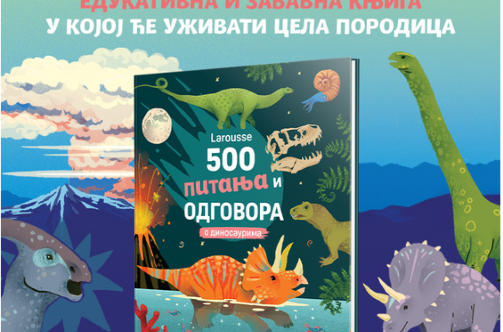 Od fosila do naučnih otkrića: "Larousse: 500 pitanja i odgovora o dinosaurima" u Vulkančiću