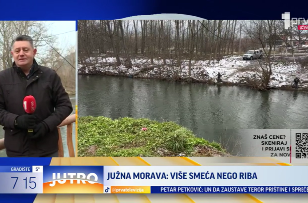 Više smeća nego ribe: Južna Morava je sada Tužna Morava VIDEO