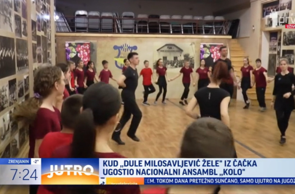 KUD iz Čačka ugostio Nacionalni ansambl "Kolo" VIDEO